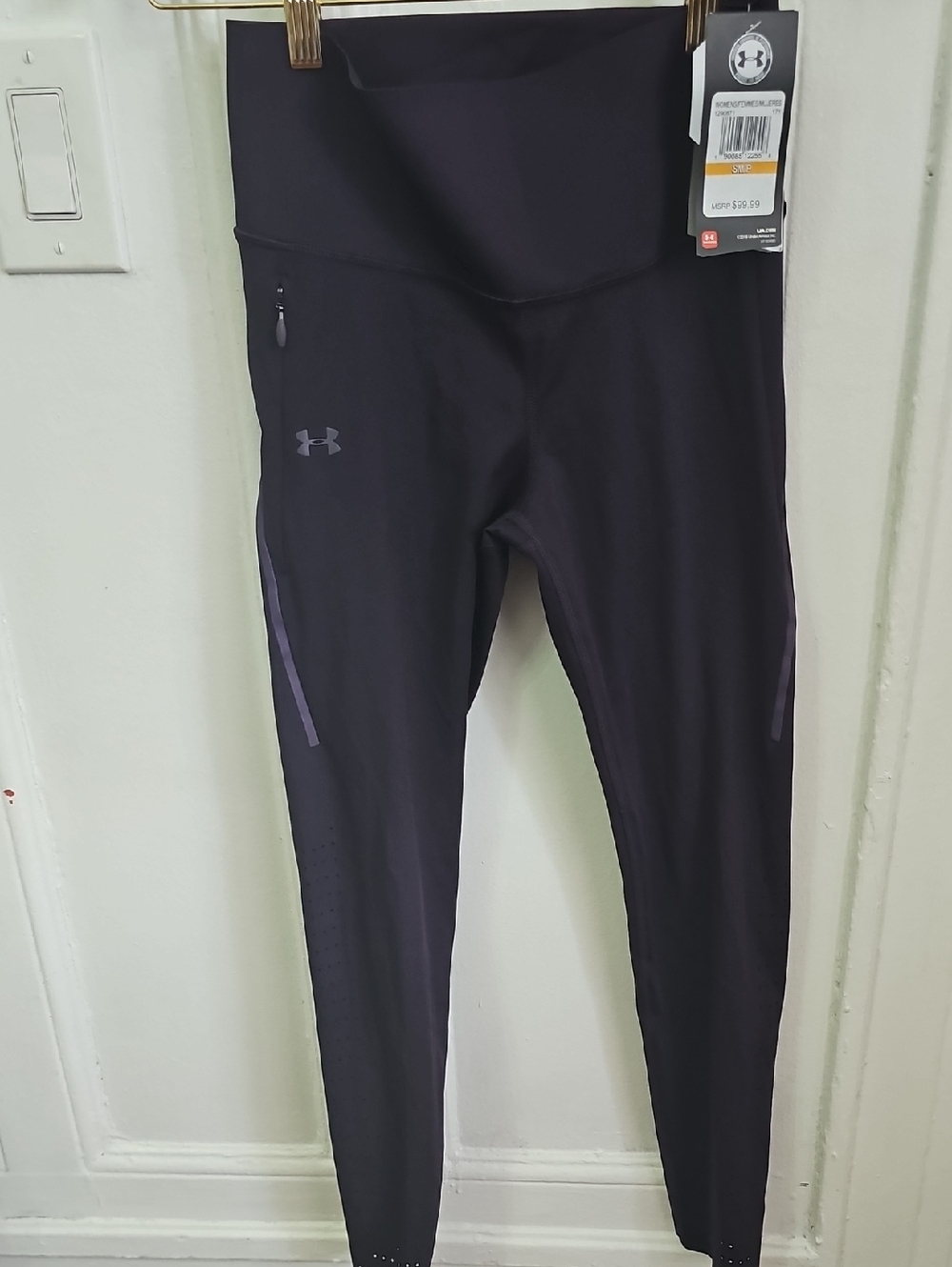 Under Armour Black Women's Performance Tights with Reflective Accents